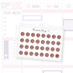 Festive Plans Candy Date Dot Stickers