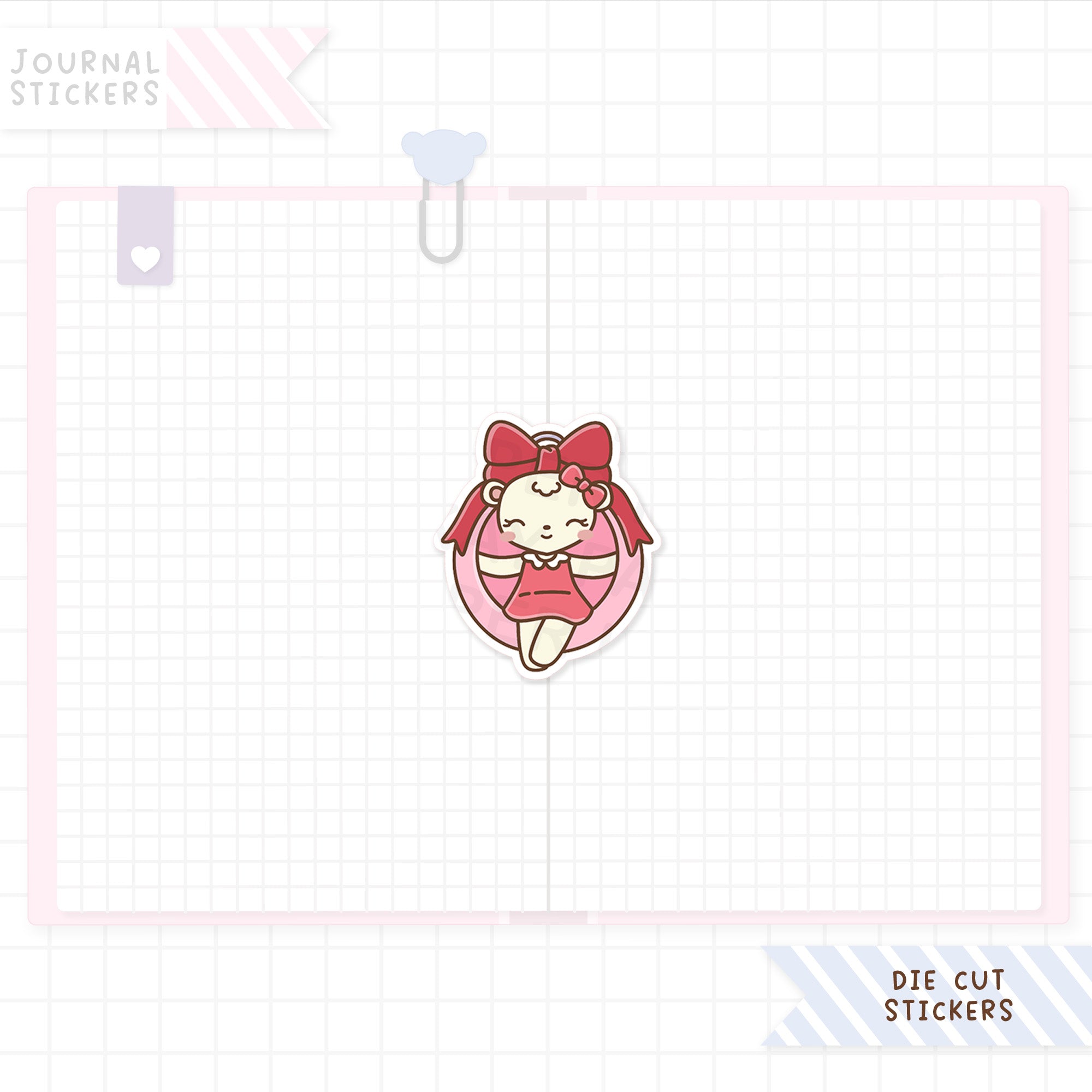 Festive Plans Matt Sticker Die Cut