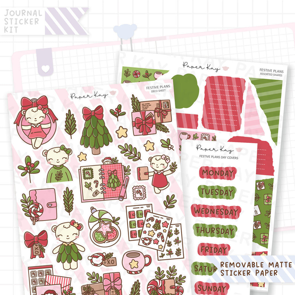 Festive Plans Journalling Kit