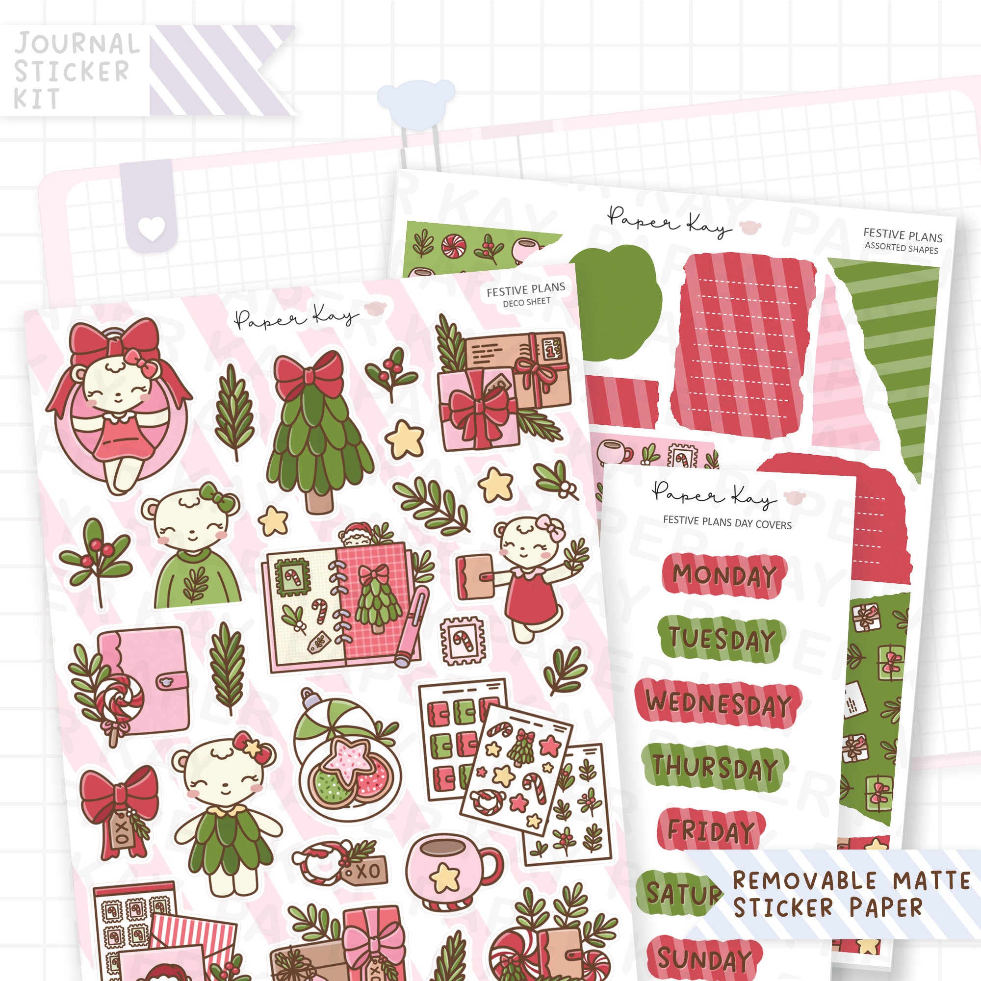 Festive Plans Journalling Kit