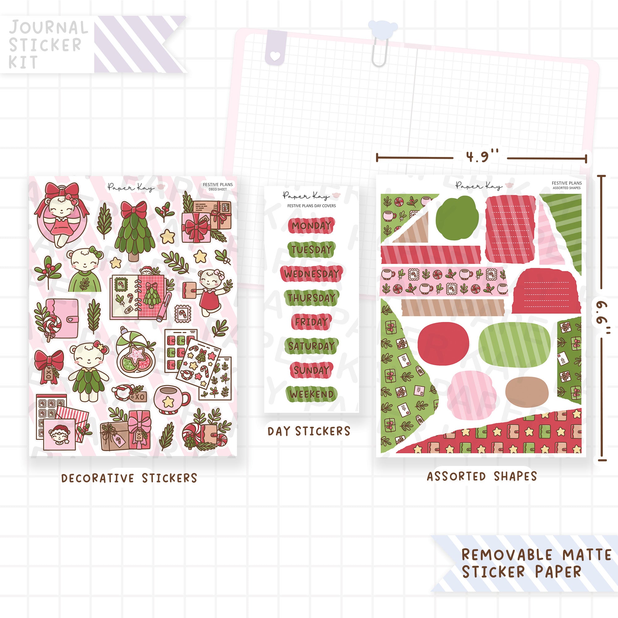 Festive Plans Journalling Kit