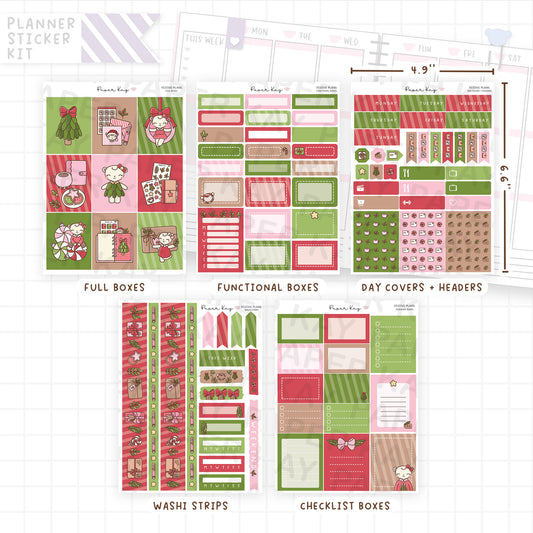 Festive Plans Weekly Vertical Kit