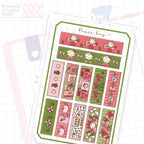 Festive Plans Washi Strip Bujo Deco Stickers
