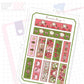 Festive Plans Washi Strip Bujo Deco Stickers