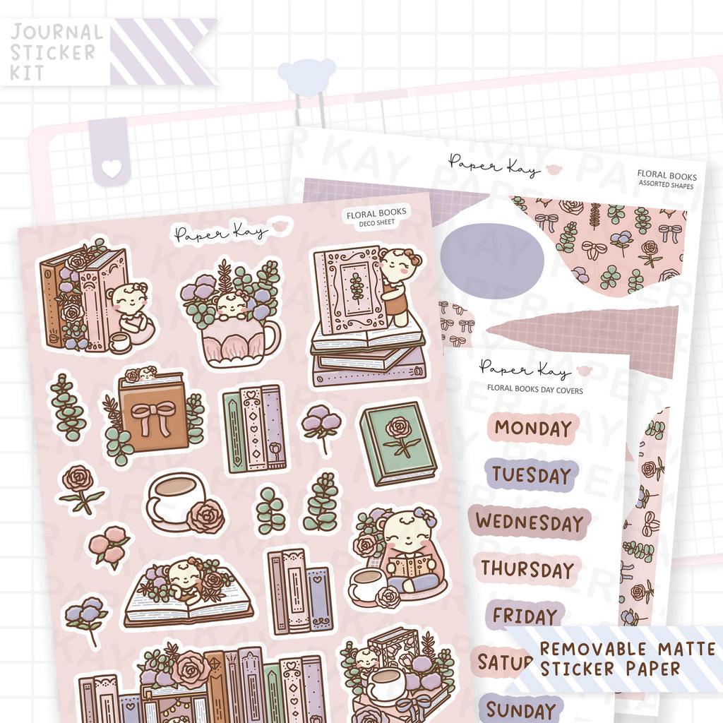 Floral Books Journalling Kit