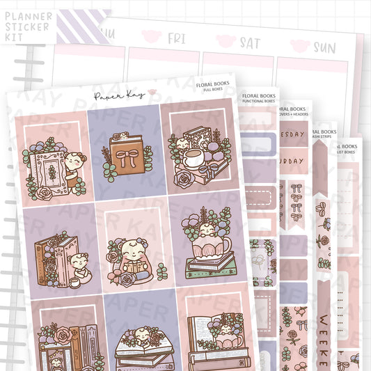 Floral Books Weekly Vertical Kit