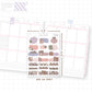 Floral Books Weekly Vertical Kit Add On Sheet