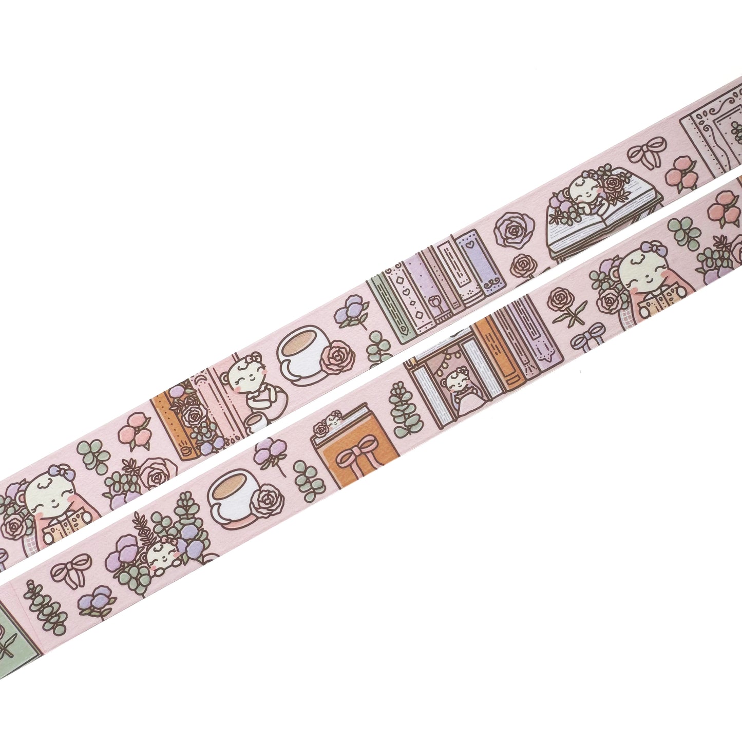 Floral Books Washi Tape