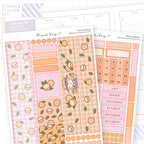 Fresh Oranges Hobonichi Cousin Monthly Sticker Kit
