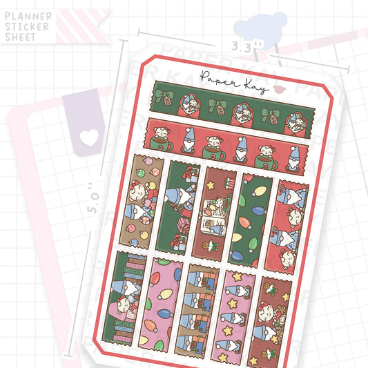 Gonkmas Washi Strip Bujo Deco Stickers