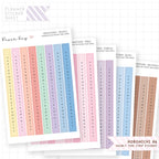 Hobonichi A6 Hourly Time Strip Stickers