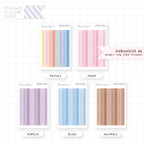 Hobonichi A6 Hourly Time Strip Stickers