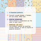 Hopeful Digital Seamless Patterns