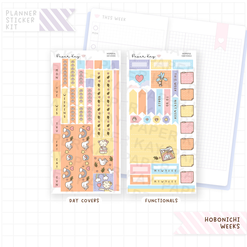 Hopeful Hobonichi Weeks Sticker Kit