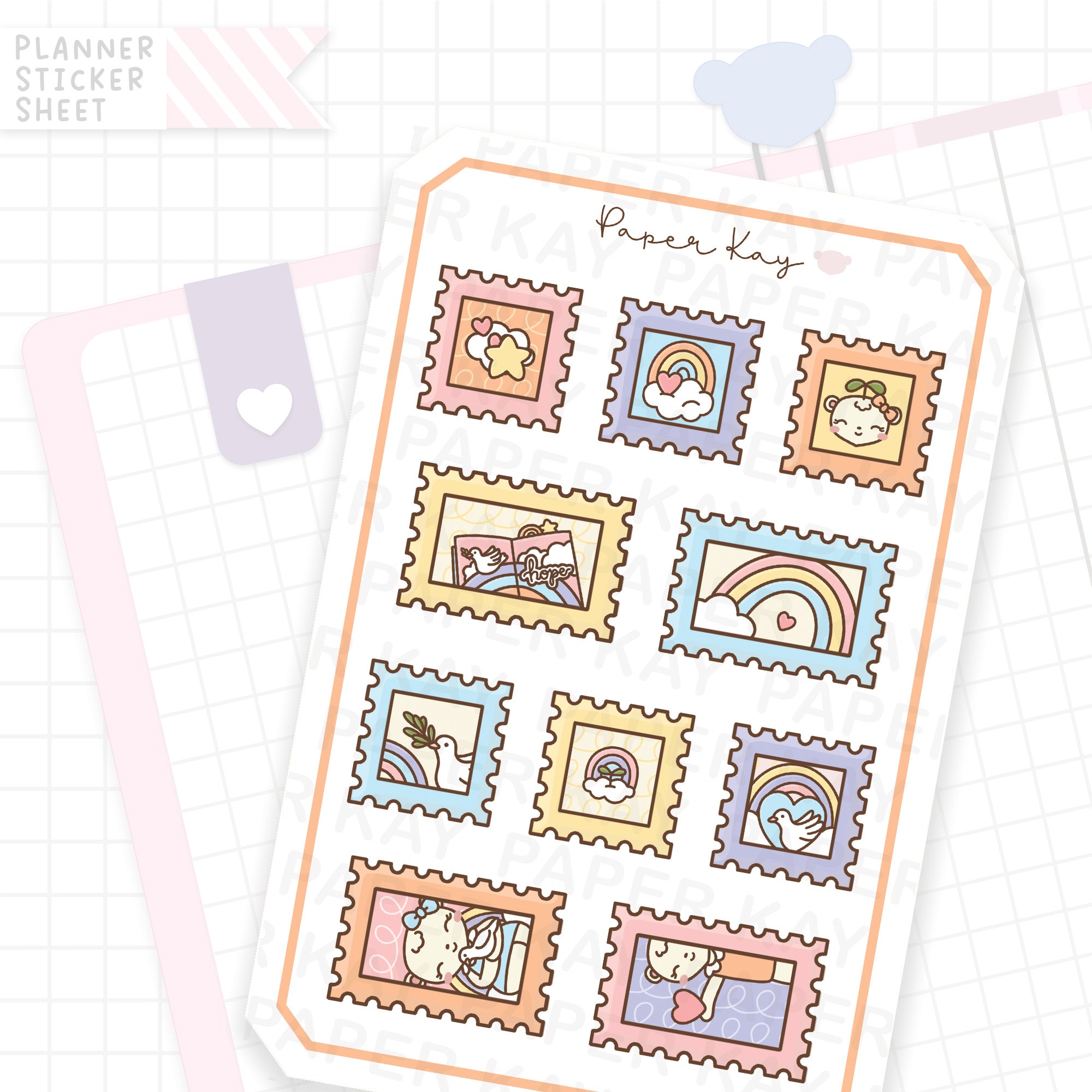 Hopeful Stamps Bujo Deco Stickers