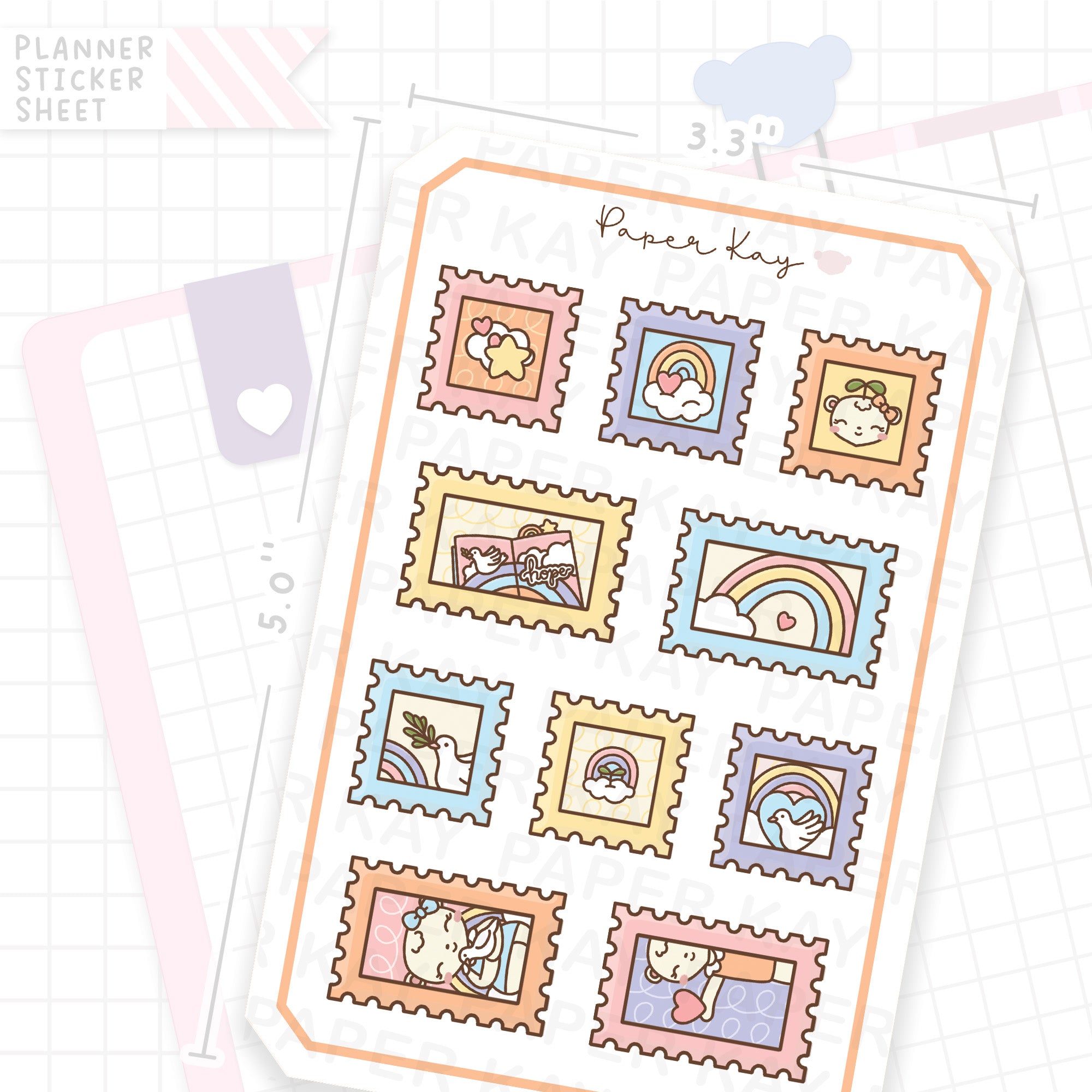 Hopeful Stamps Bujo Deco Stickers