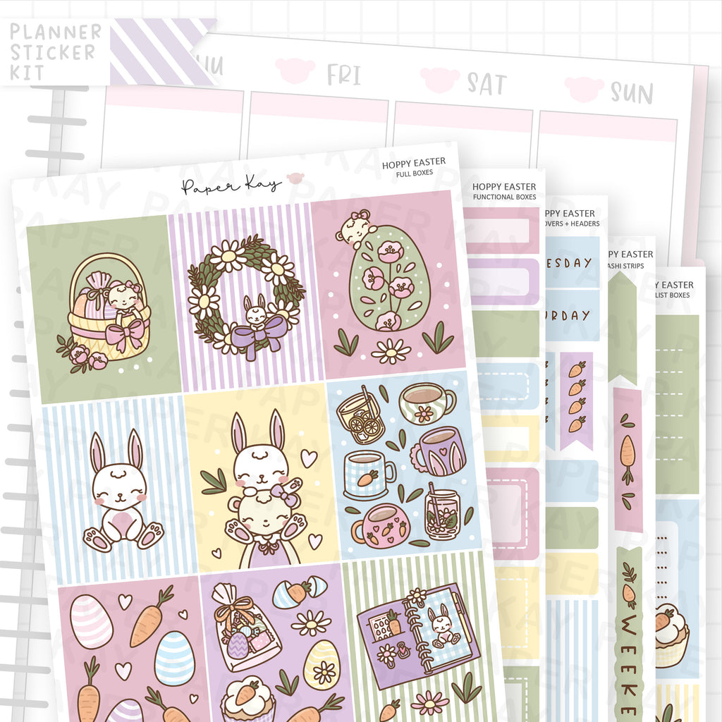 Hoppy Easter Weekly Vertical Kit