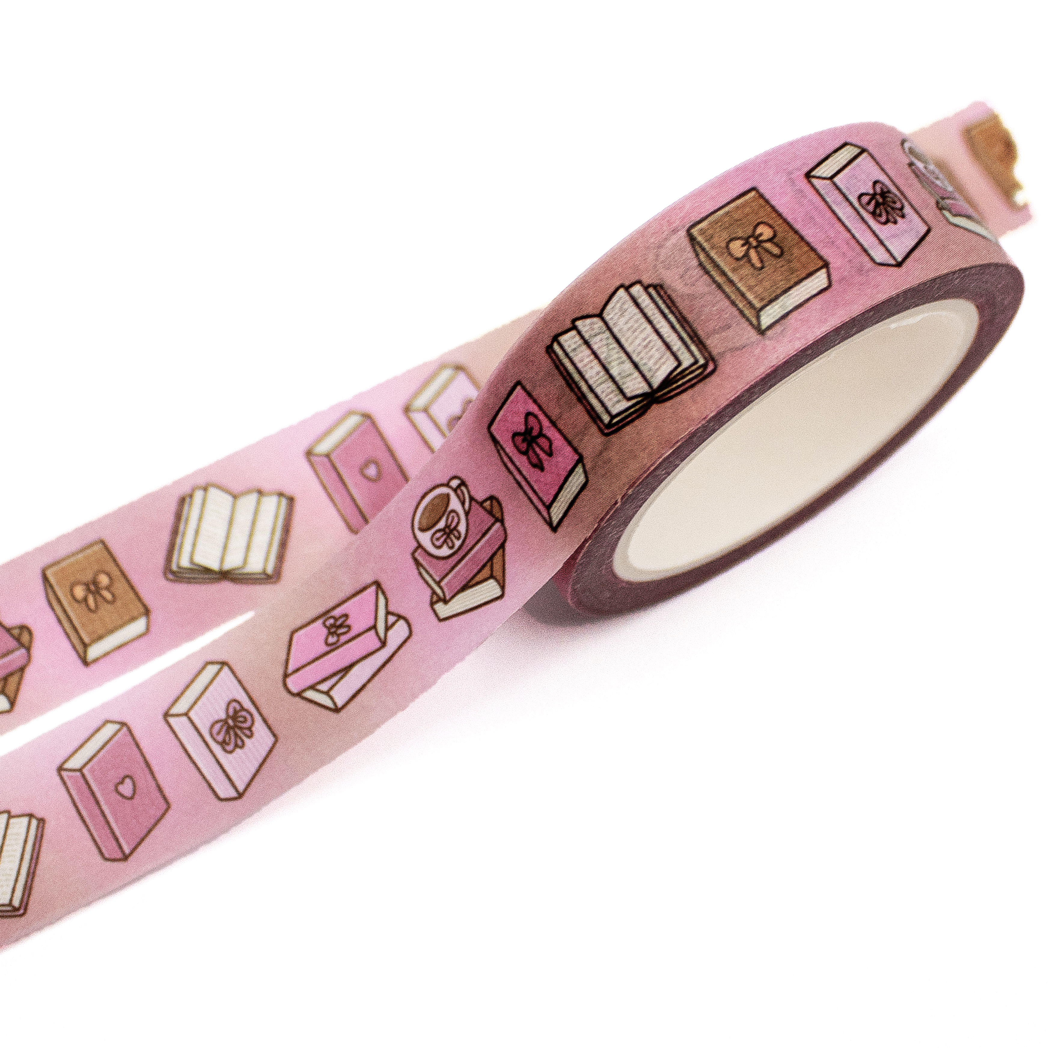 Rosy Bow Coloured Books Washi Tape