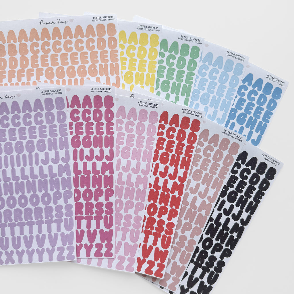 Alphabet Letter Stickers
