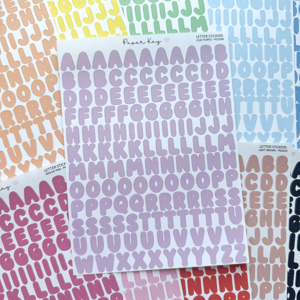 Alphabet Letter Stickers