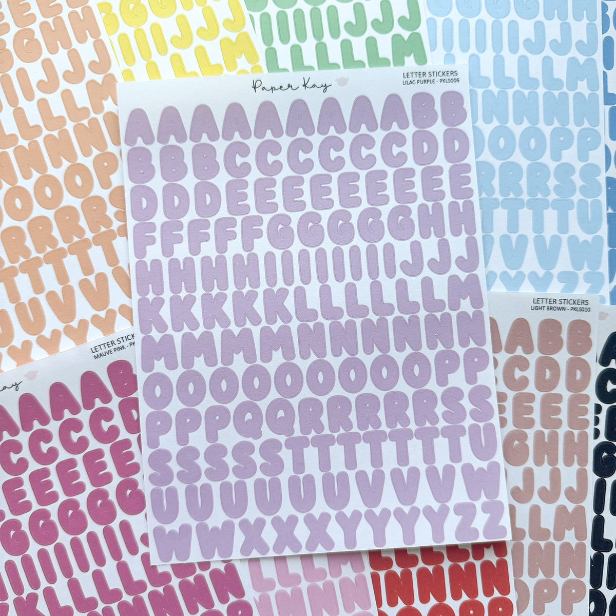 Alphabet Letter Stickers