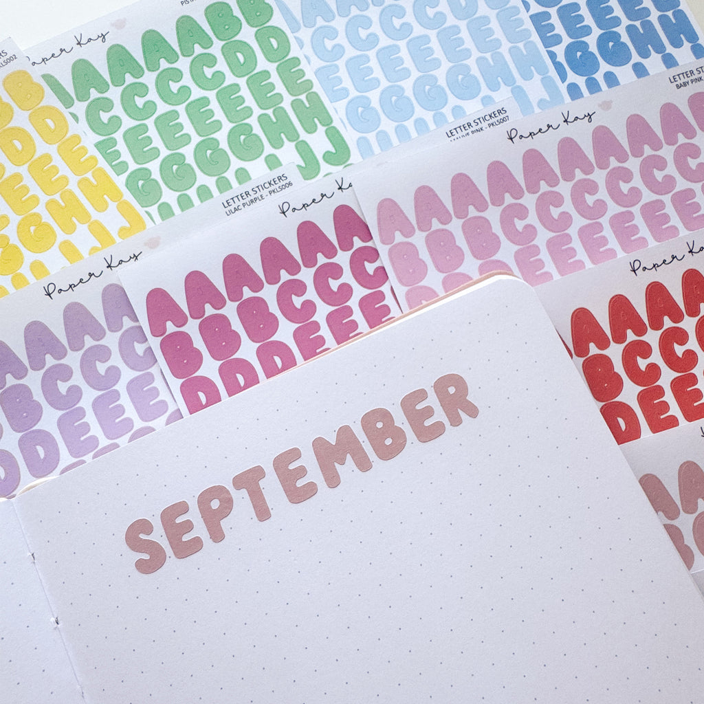 Alphabet Letter Stickers