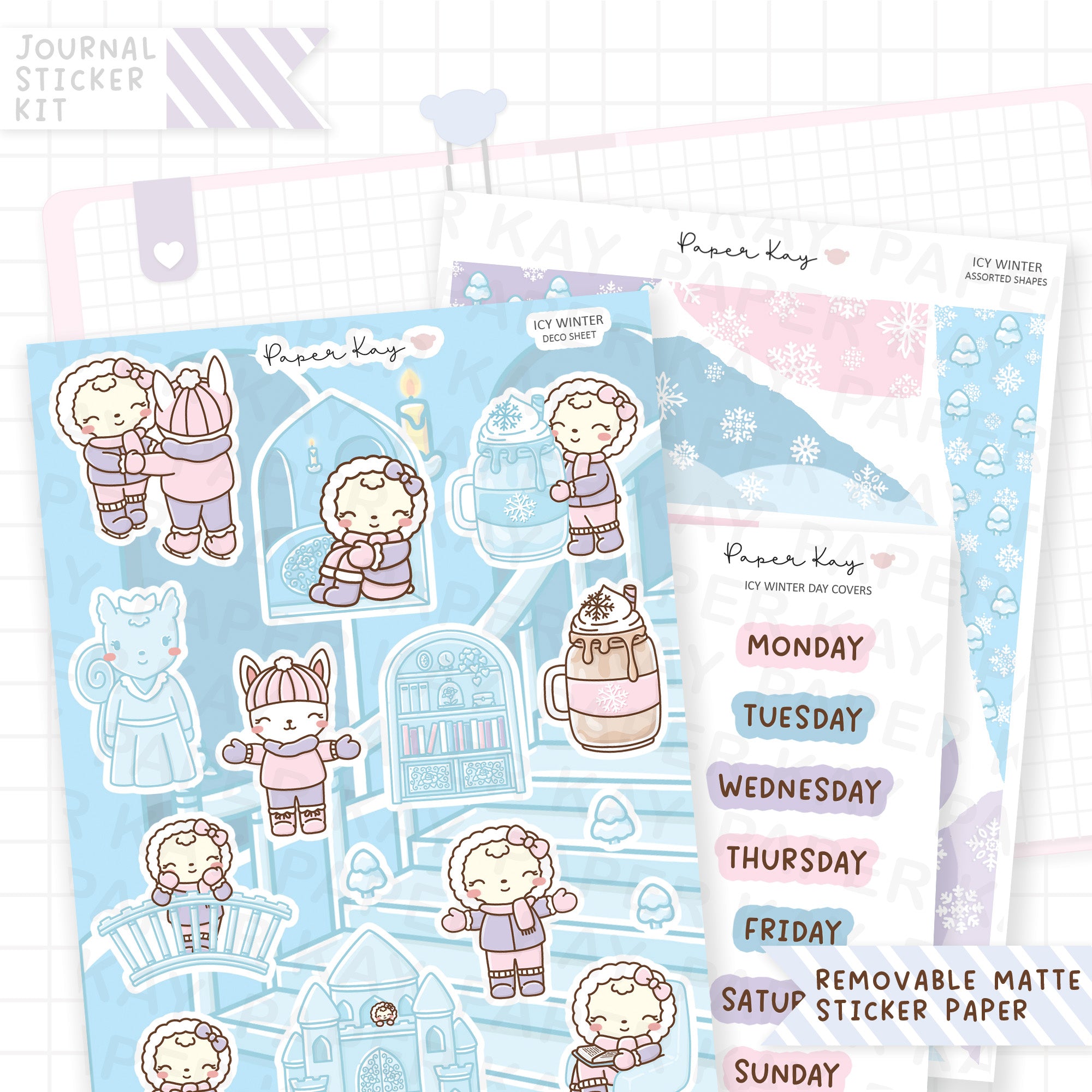 Icy Winter Journalling Kit