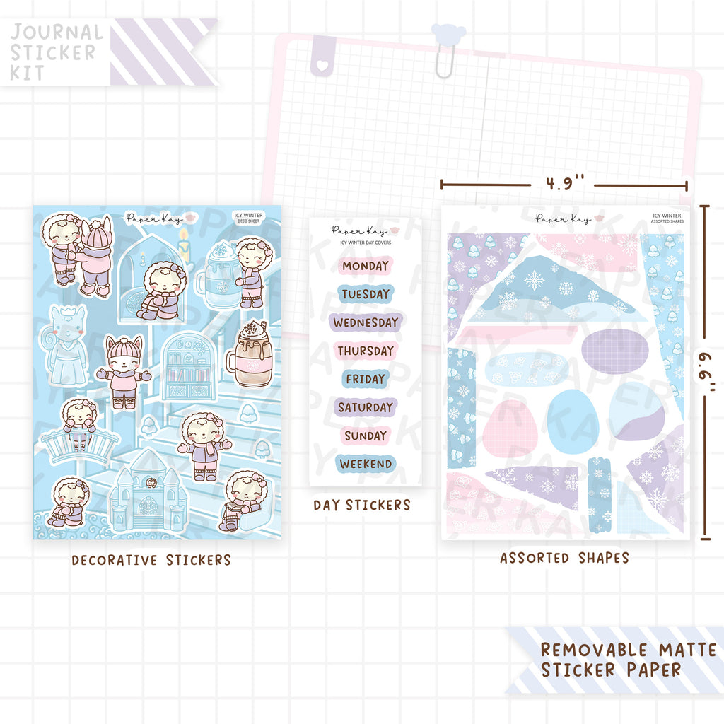 Icy Winter Journalling Kit