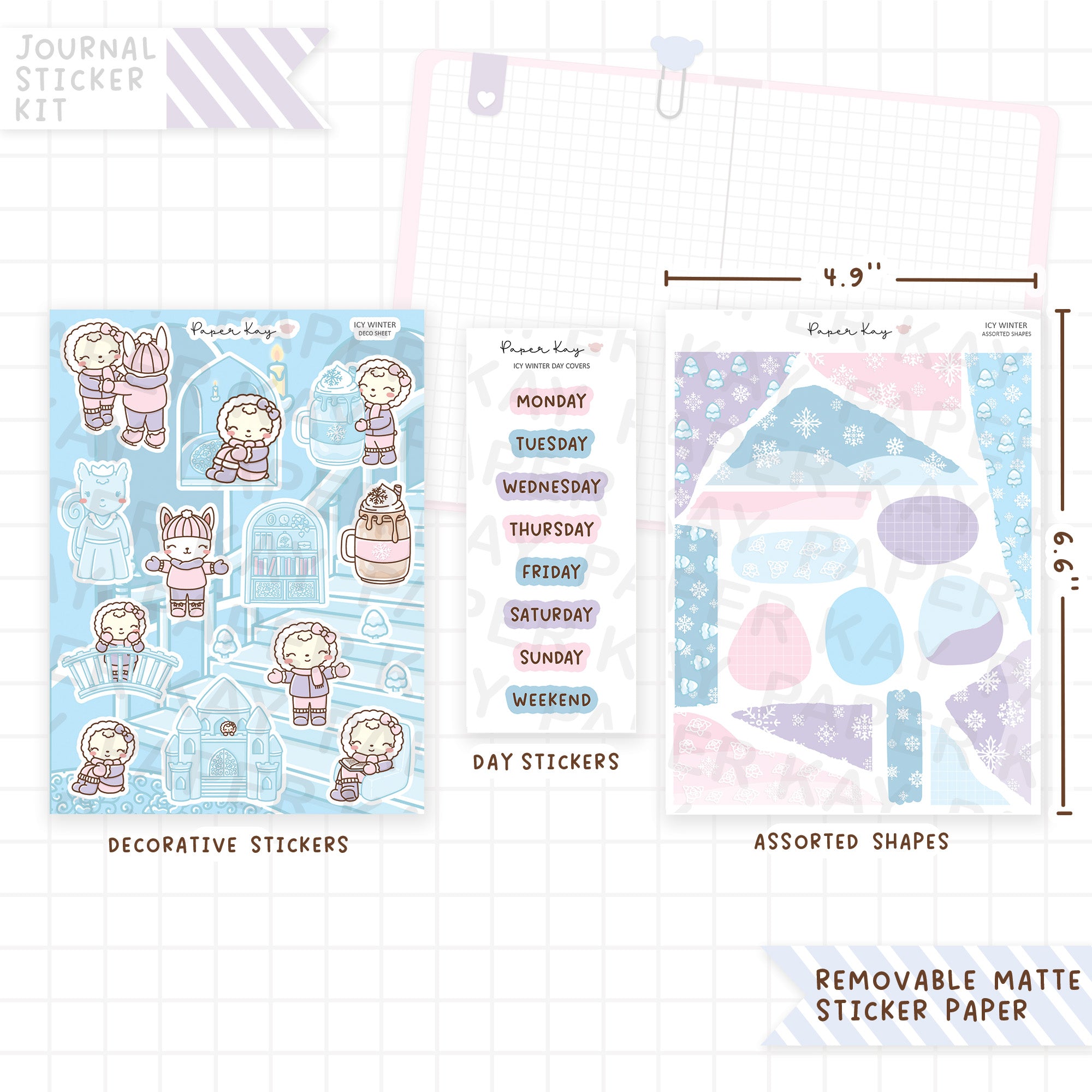 Icy Winter Journalling Kit