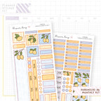Lemons Hobonichi A6 Monthly Sticker Kit