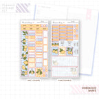 Lemons Hobonichi Weeks Monthly Sticker Kit