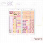 Lilies Hobonichi A6 Monthly Sticker Kit