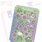 Lily Pad Friends Bujo Deco Stickers