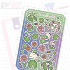 Lily Pad Friends Bujo Deco Stickers