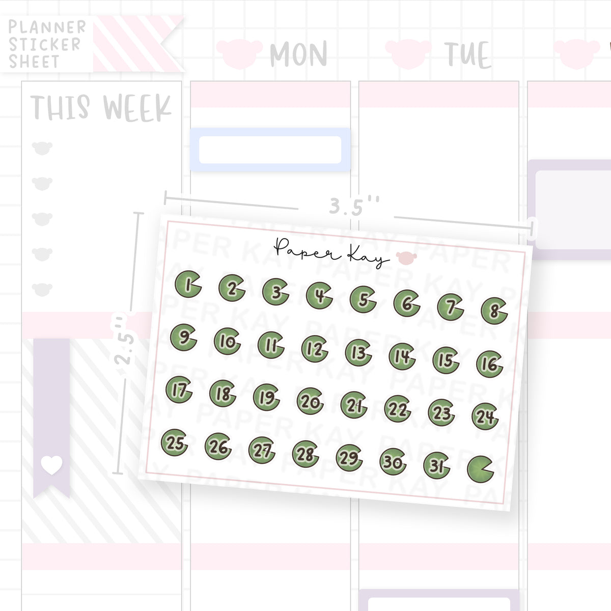 Lily Pad Friends Lily Pad Date Dot Stickers
