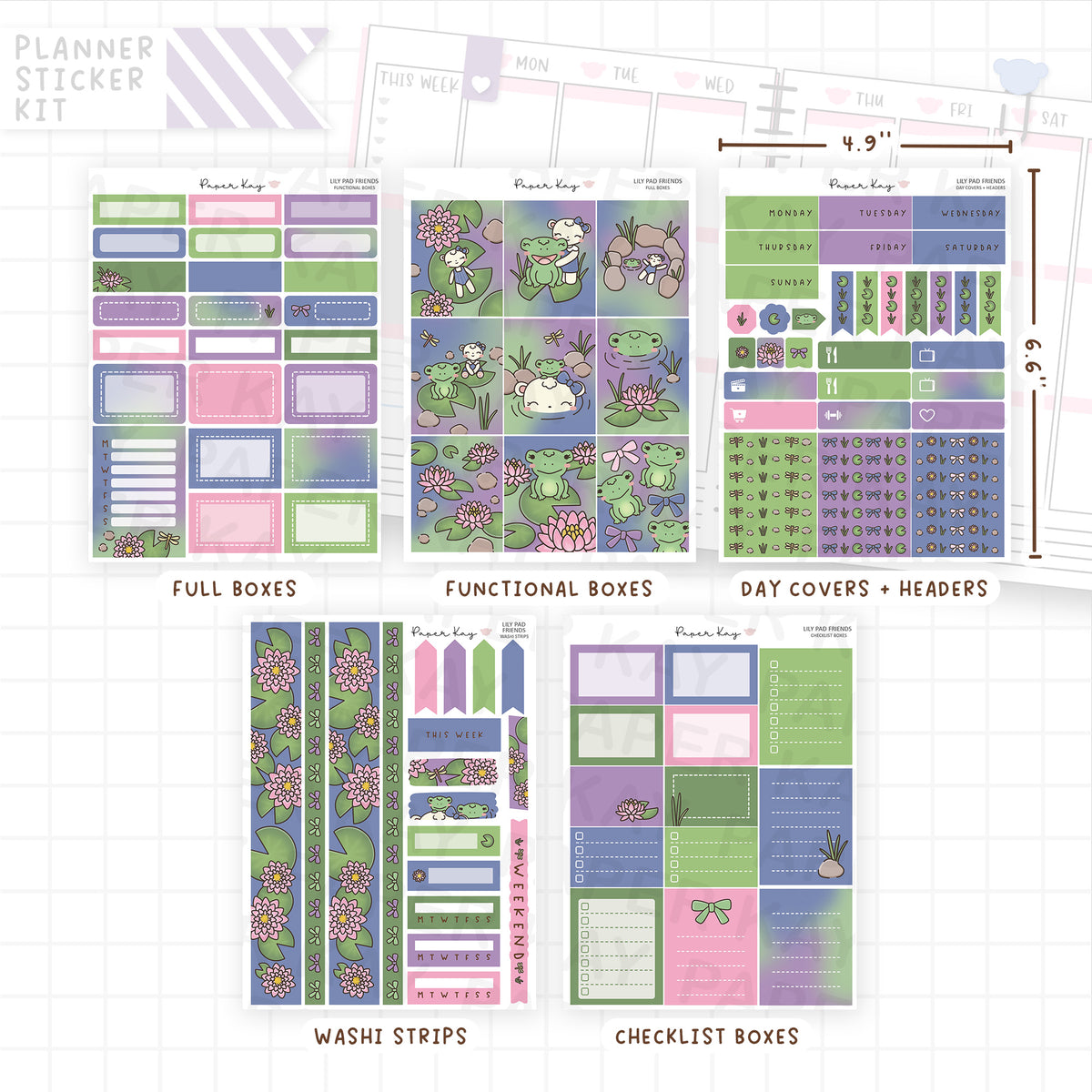 Lily Pad Friends Vertical Kit