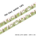 PRE-SALE Matcha Latte Washi Tape