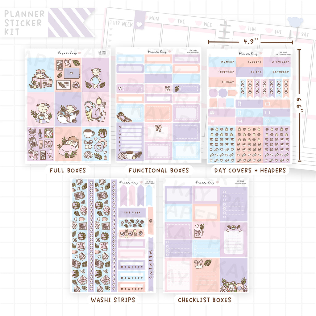 Me Time Weekly Vertical Kit