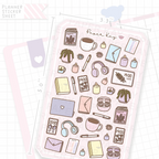 Me Time Desk Accessories Bujo Deco Stickers