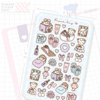 Me Time Dot the Bear Bujo Deco Stickers