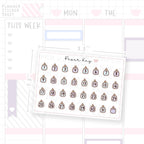 Me Time Candle Date Dot Stickers