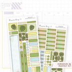 Monstera Hobonichi A6 Monthly Sticker Kit