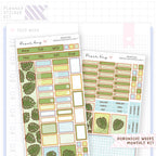 Monstera Hobonichi Weeks Monthly Sticker Kit