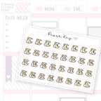 Moonlight Date Dot Stickers