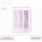 1.3" Wide Headers - Round Cornered Functional Stickers