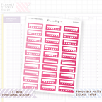 1.3" Wide Weekly Tracker Boxes - Functional Stickers