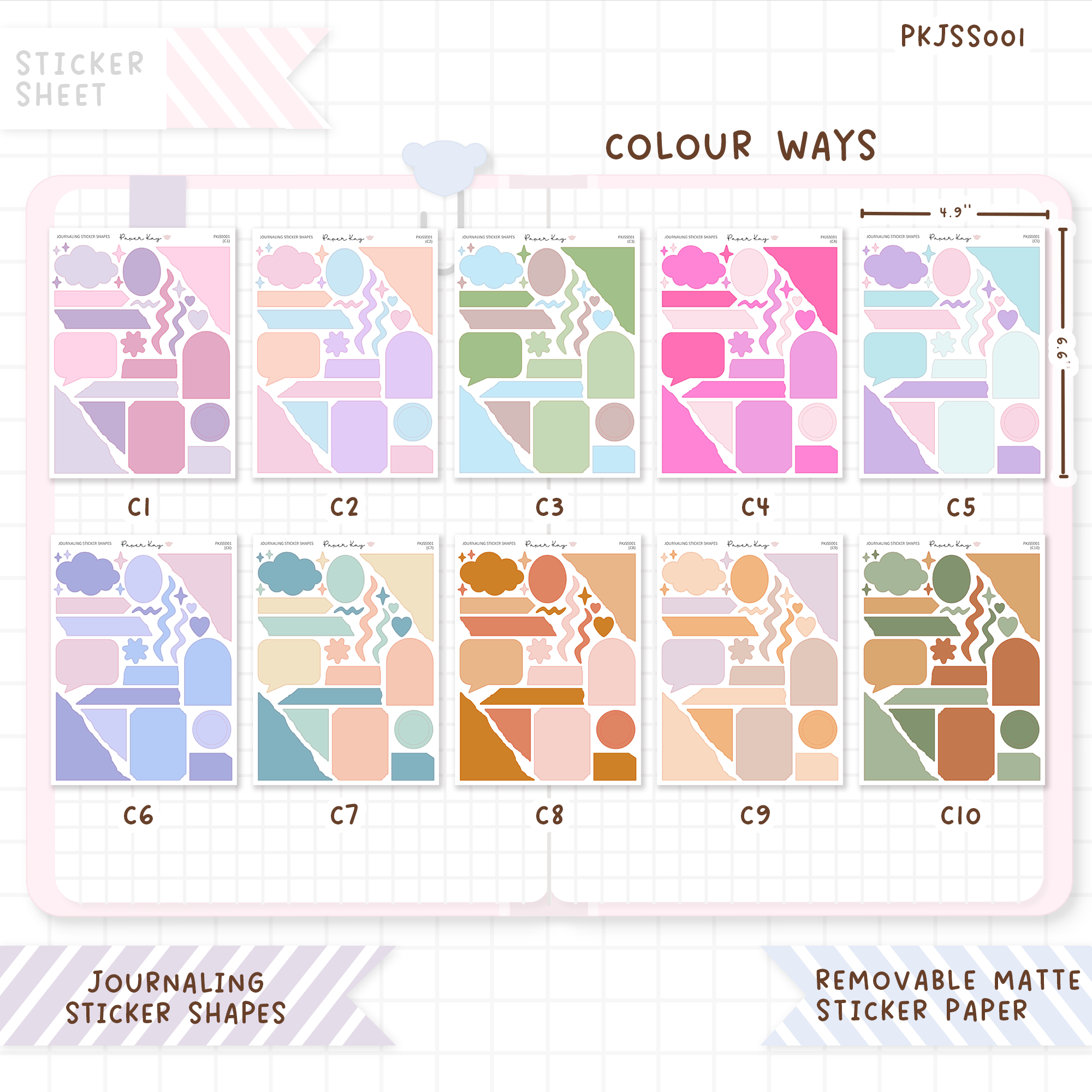 Journaling Sticker Shapes V1