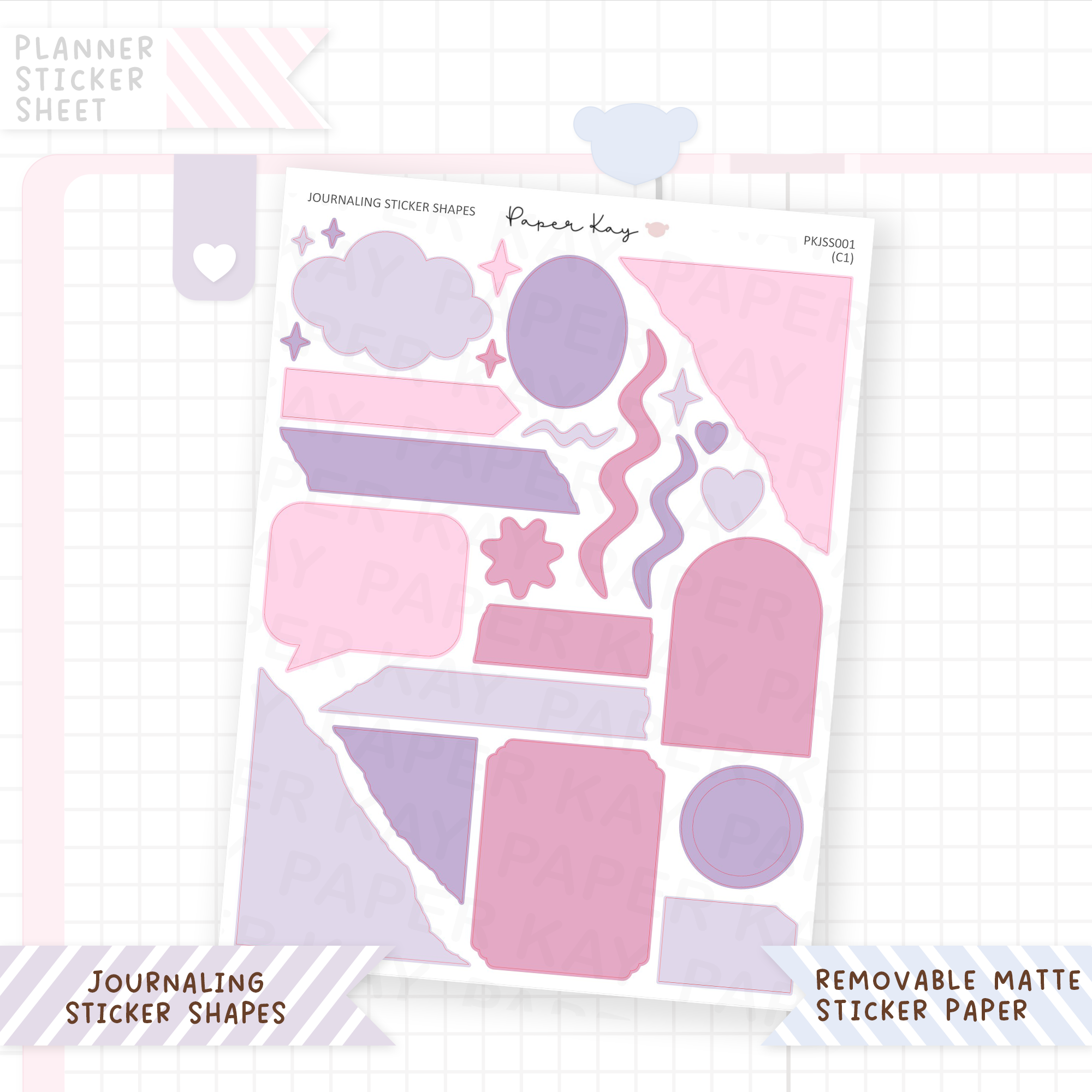 Journaling Sticker Shapes V1