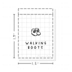 (PM219) Walking Boots - Tiny Minimal Icon Stickers