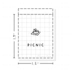 (PM222) Picnic - Tiny Minimal Icon Stickers